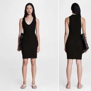 Rag & Bone NWT Zoe Deep Vee Mini Dress Large